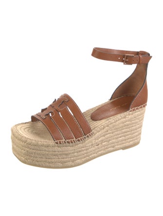 Tory Burch Leather Espadrilles