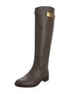 Tory Burch Leather Riding Boots