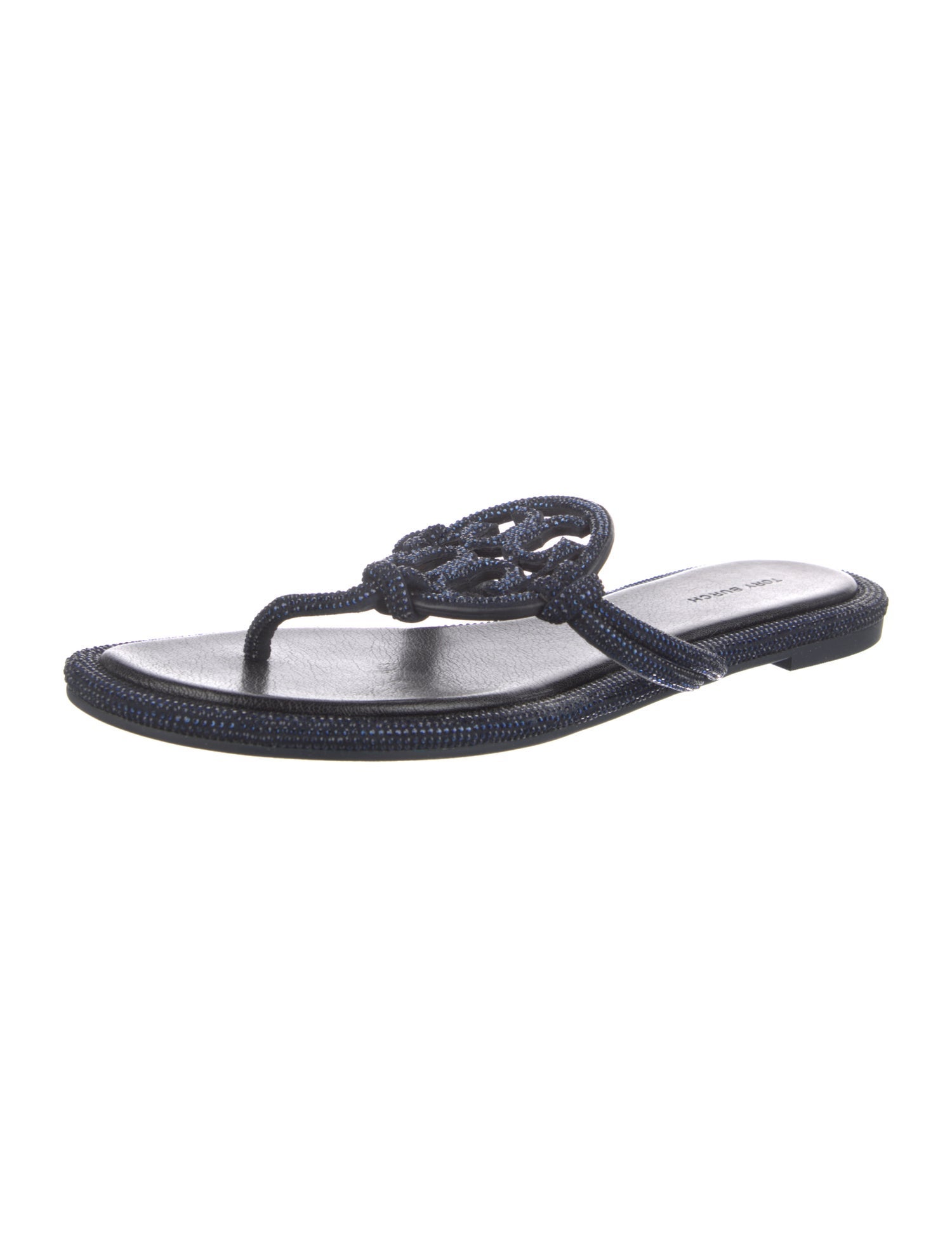 Tory Burch Crystal Crystal Embellishments Slides