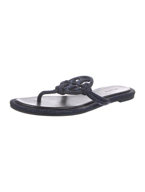 Tory Burch Crystal Crystal Embellishments Slides