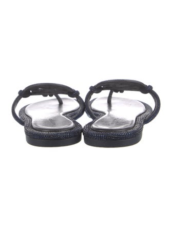 Tory Burch Crystal Crystal Embellishments Slides