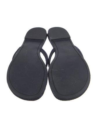 Tory Burch Crystal Crystal Embellishments Slides