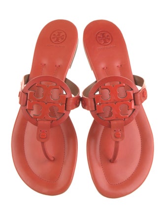 Tory Burch Leather Slides
