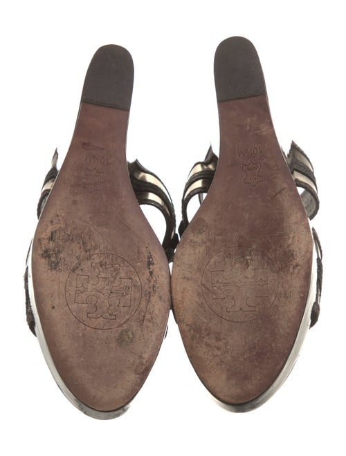 Tory Burch Leather Printed Gladiator Sandals