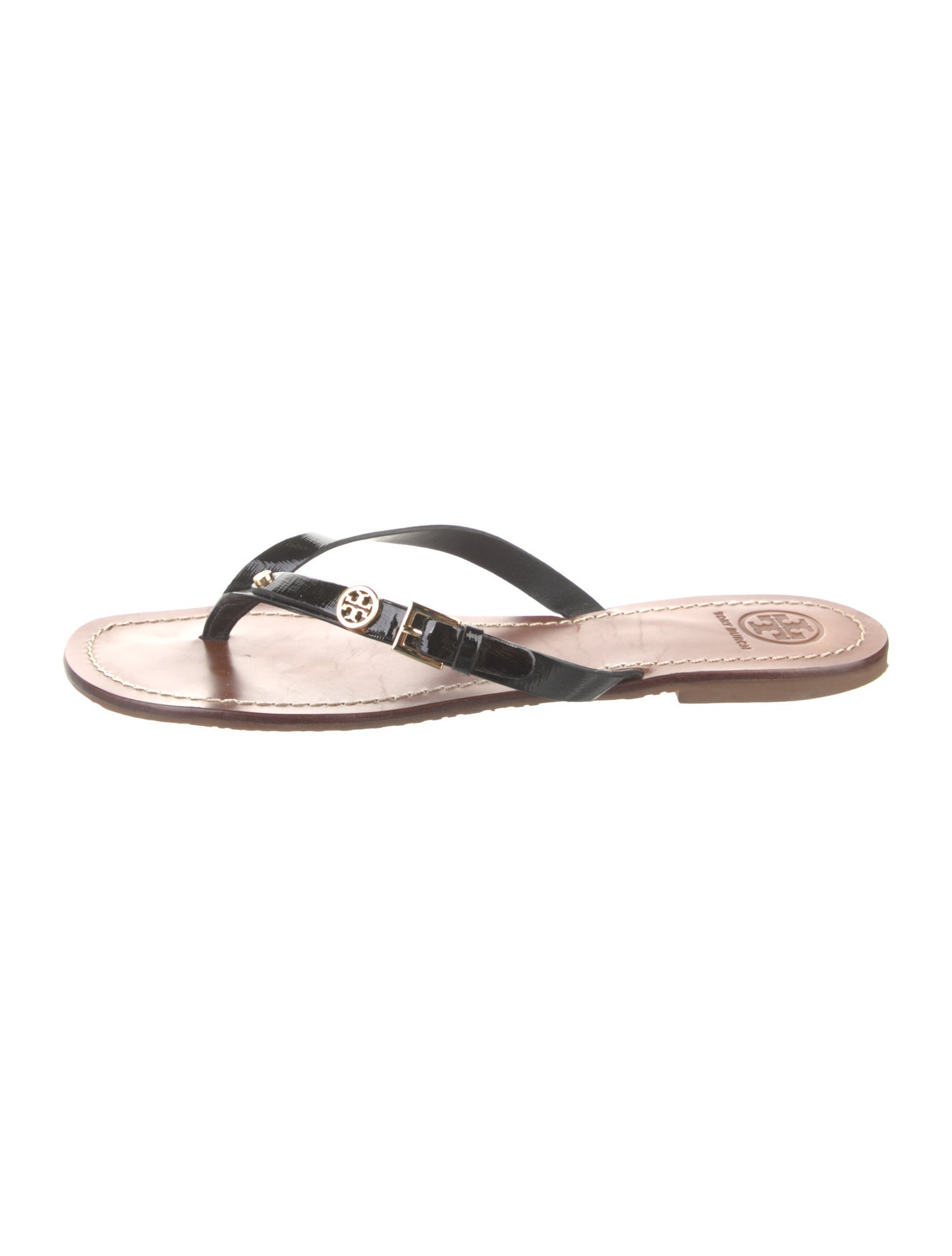 Tory Burch Leather Flip Flops
