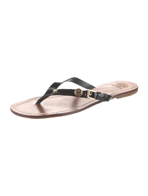 Tory Burch Leather Flip Flops