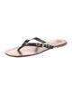 Tory Burch Leather Flip Flops