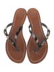 Tory Burch Leather Flip Flops