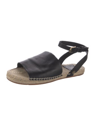 Tory Burch Leather Espadrilles