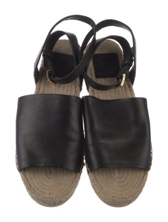 Tory Burch Leather Espadrilles