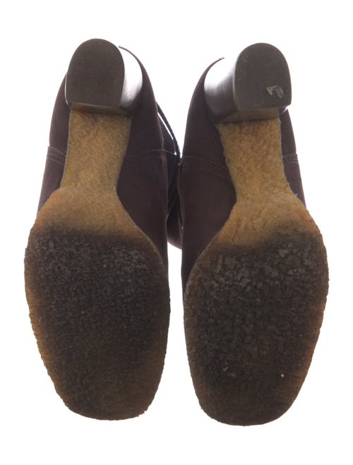 Tory Burch Signature Logo Suede Sock Boots