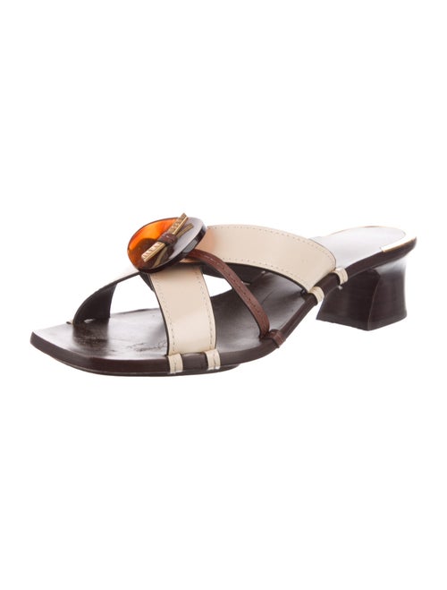 Tory Burch Leather Slides