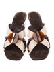 Tory Burch Leather Slides