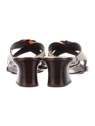 Tory Burch Leather Slides