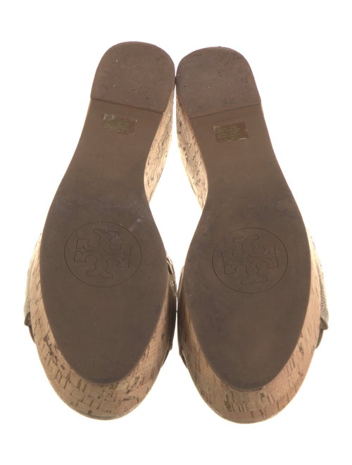 Tory Burch Leather Lasercut Accents Slides
