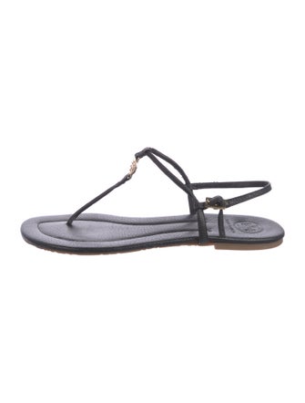 Tory Burch Leather T-Strap Sandals
