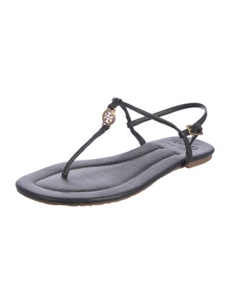 Tory Burch Leather T-Strap Sandals