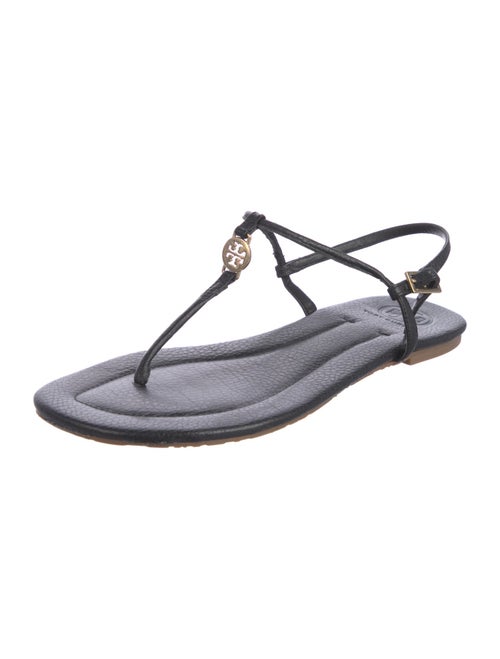 Tory Burch Leather T-Strap Sandals