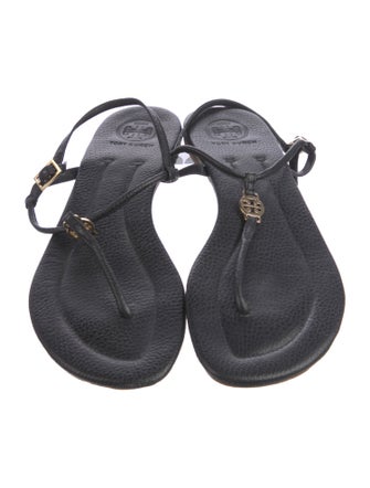 Tory Burch Leather T-Strap Sandals