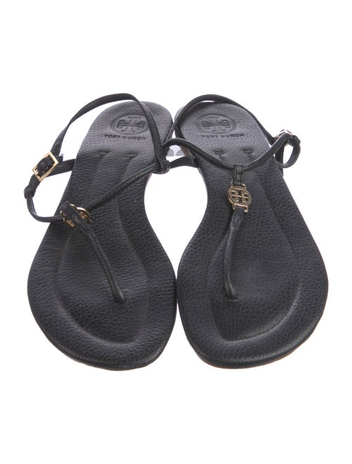 Tory Burch Leather T-Strap Sandals