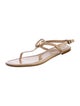 Tory Burch Patent Leather T-Strap Sandals