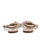 Tory Burch Patent Leather T-Strap Sandals