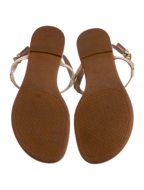 Tory Burch Patent Leather T-Strap Sandals