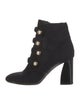 Tory Burch Wool Lace-Up Boots