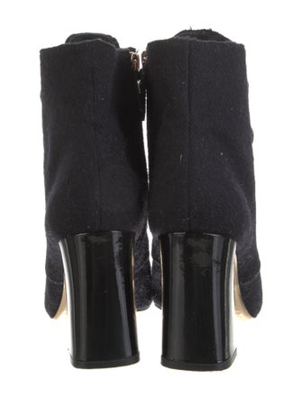 Tory Burch Wool Lace-Up Boots