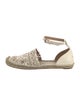 Tory Burch Leather Whipstitch Trim Espadrilles