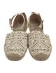 Tory Burch Leather Whipstitch Trim Espadrilles