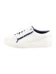 Tory Burch Leather Ruffle Embellishment Sneakers
