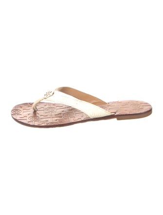 Tory Burch Leather Flip Flops
