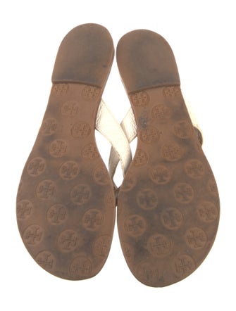 Tory Burch Leather Flip Flops