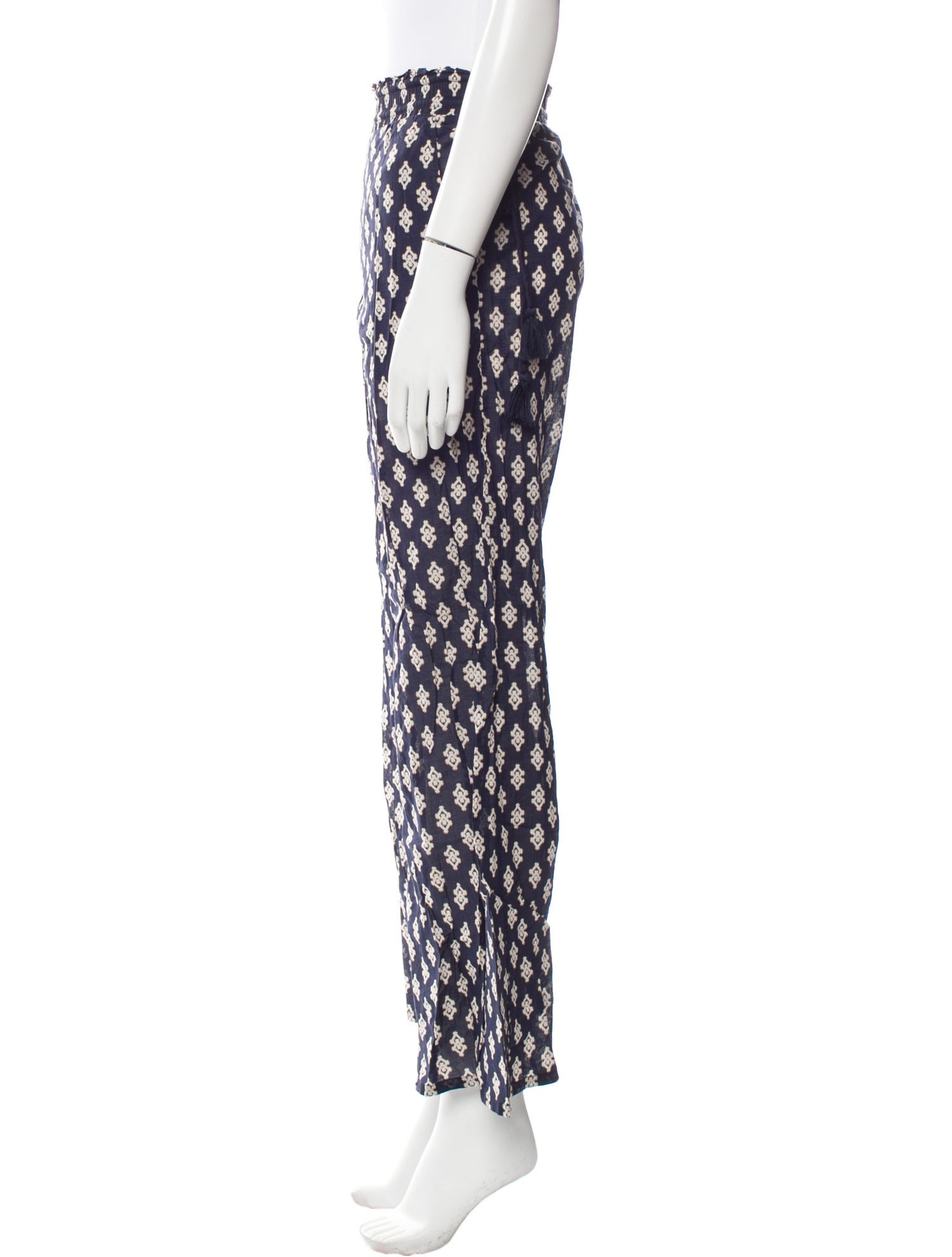 Tory Burch Printed Wide Leg Pants