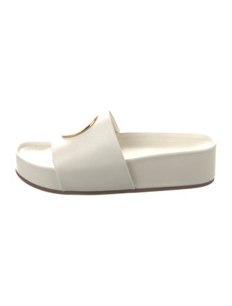 Tory Burch Leather Slides