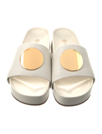 Tory Burch Leather Slides