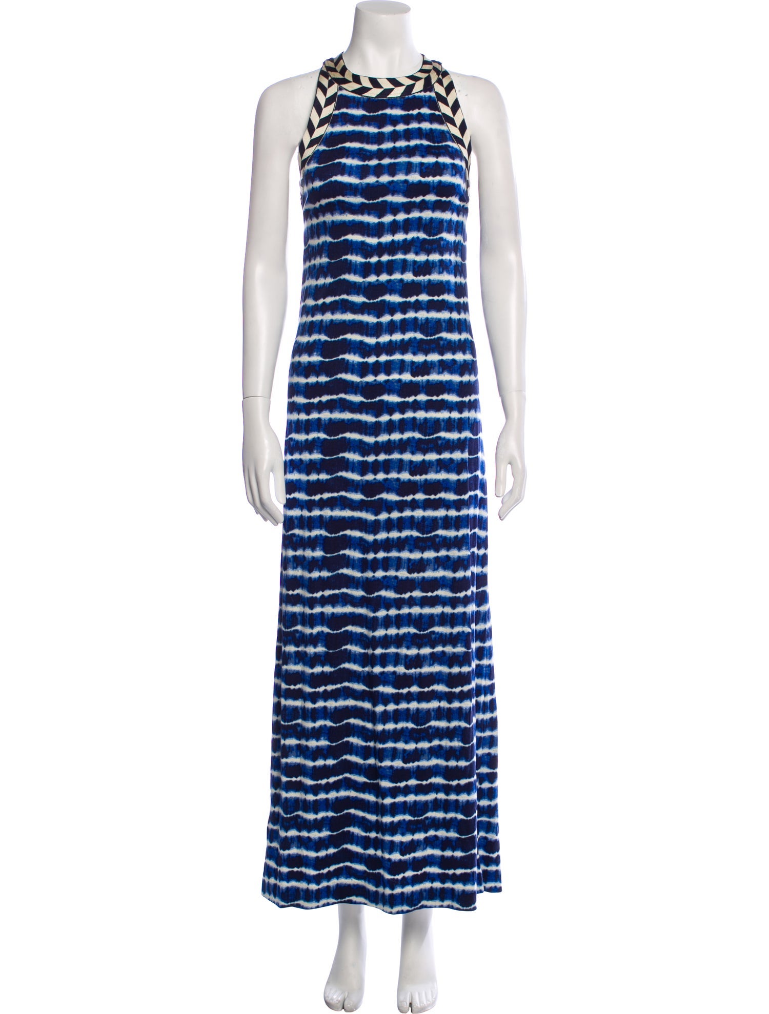 Tory Burch Striped Long Dress