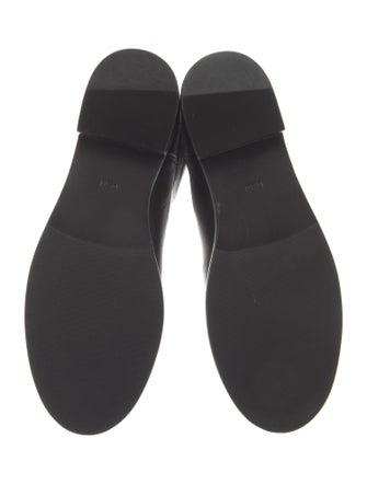 Tory Burch Quilted Pattern Leather Riding Boots