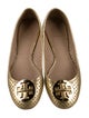 Tory Burch Leather Lasercut Accents Ballet Flats