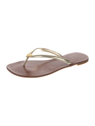 Tory Burch Leather Flip Flops