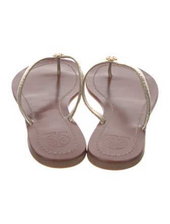 Tory Burch Leather Flip Flops