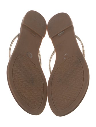 Tory Burch Leather Flip Flops