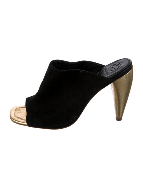 Tory Burch Suede Slides