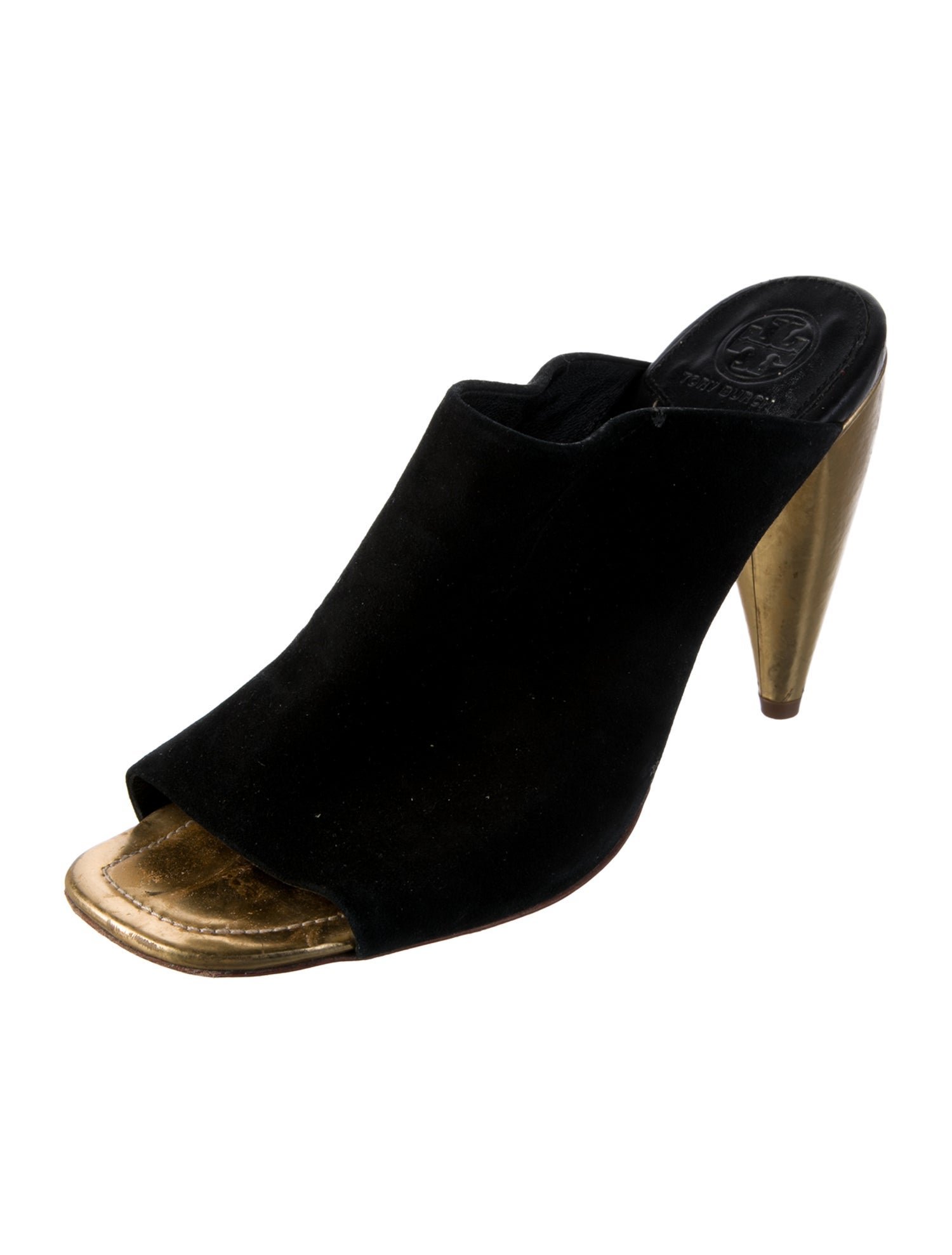 Tory Burch Suede Slides