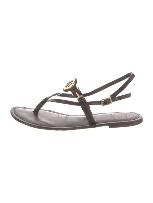Tory Burch Leather T-Strap Sandals