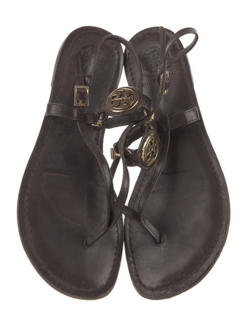 Tory Burch Leather T-Strap Sandals