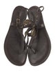 Tory Burch Leather T-Strap Sandals