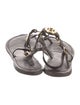 Tory Burch Leather T-Strap Sandals