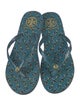Tory Burch Leather Flip Flops